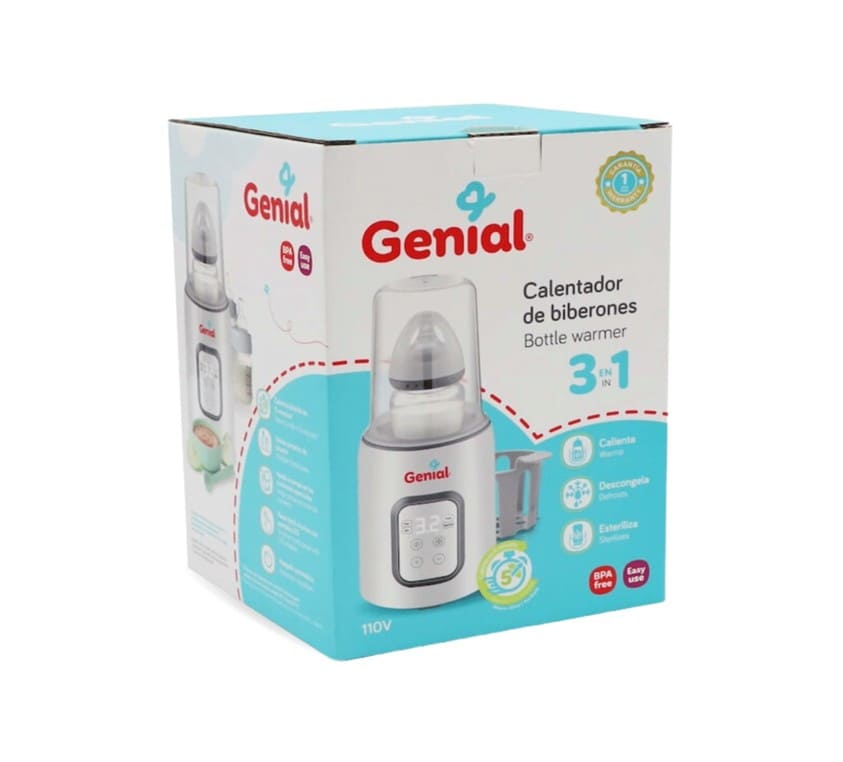 Calentador de biberones 3 en 1 - GenialBaby