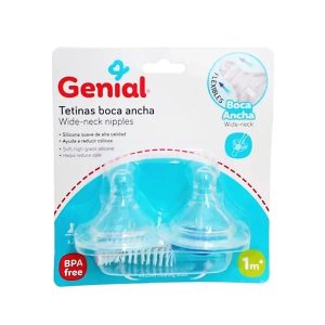 Tetina o Mamadera Boca Ancha