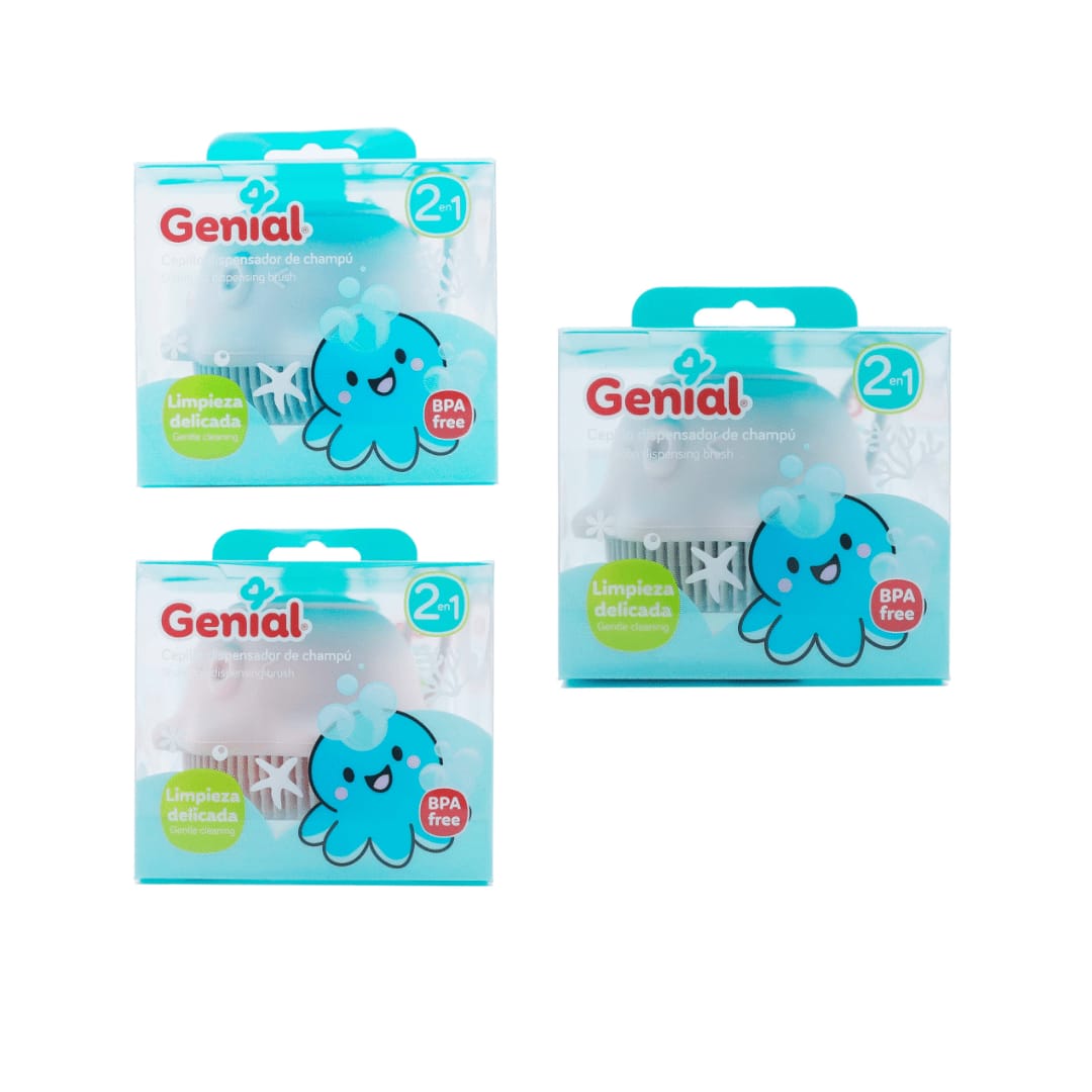 Cepillo dispensador de champú